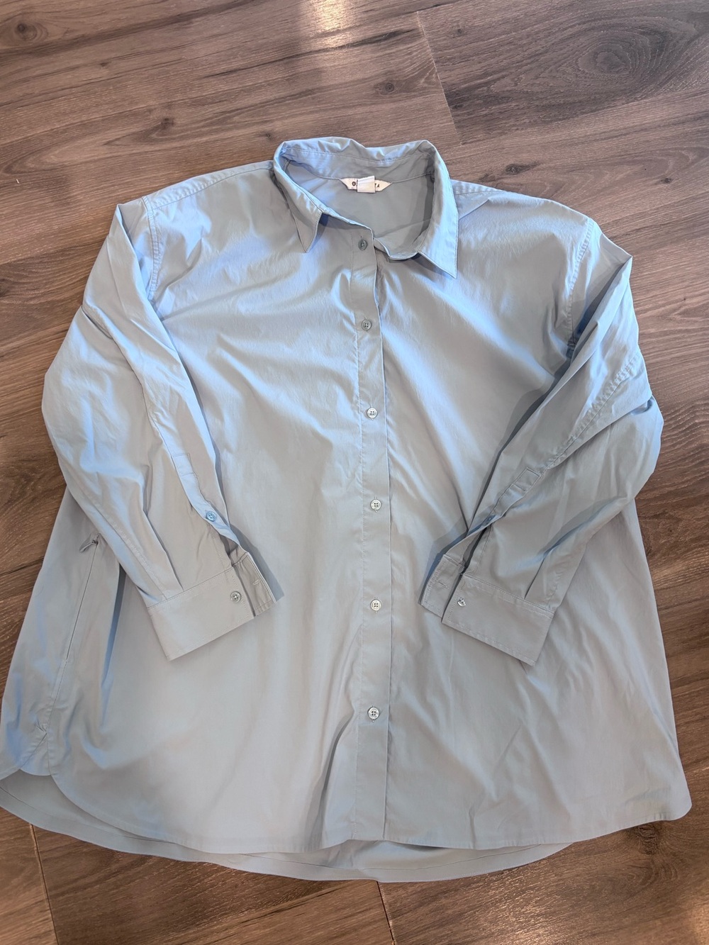 Athleta Light Blue women’s Button-Down Shirt
